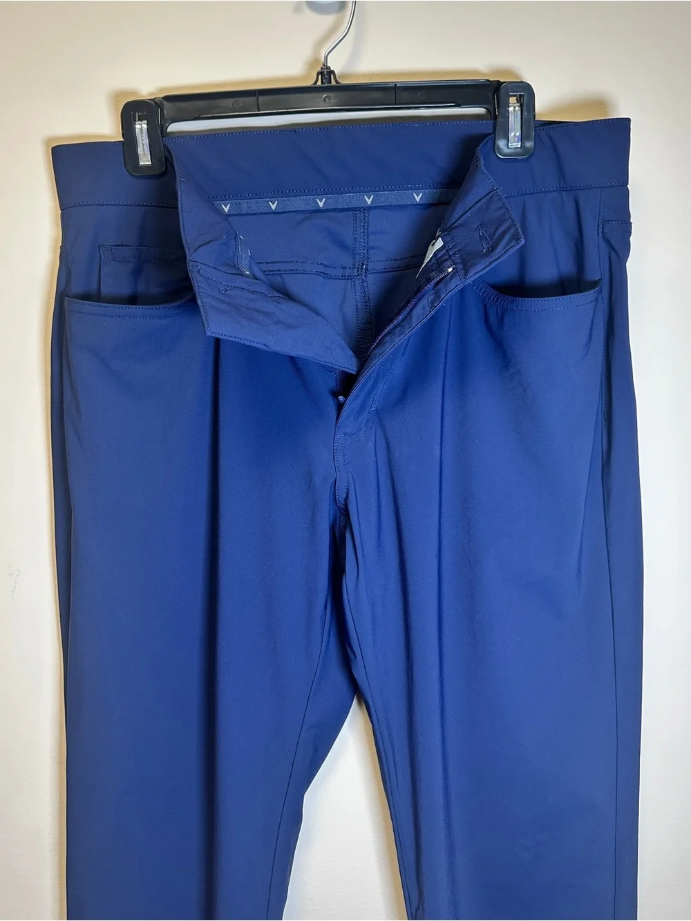 Callaway Men’s Golf Pants 32x30 Navy Blue Stretch Performance Golf Trousers